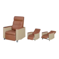 Fauteuil médical manuel EUSOKON EU-MC524 pour patient avec poteau porte-perfusion, garantie 1 an, pour thérapie par perfusion et usage médical