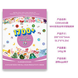 Adesivi Per pianificatori di estetica da 24 fogli Per confezione Adesivi Per pianificatori Per Scrapbook giorno settimana settimana - Product Image 6