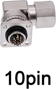 עמיד למים IP67 מקודד מחבר GIET 10Pin כידון מתכת ישר DDK CM10-SP10S-S מעגלי מתכת מעטפת מחבר - Product Image 5