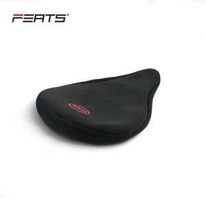 FERTS Slim Shape 280*180mm Polyester + <span class=keywords><strong>GEL</strong></span> avec points antidérapants <span class=keywords><strong>sur</strong></span> le dos et bandes bouclées pour l'ajustement de la housse de <span class=keywords><strong>selle</strong></span> coussin de siège - Product Image 2