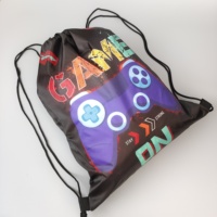 Sac à cordon personnalisé en polyester 210D, sac de sport de luxe, sac à dos durable, sac à cordon pour la gym, cadeau promotionnel pour l'école