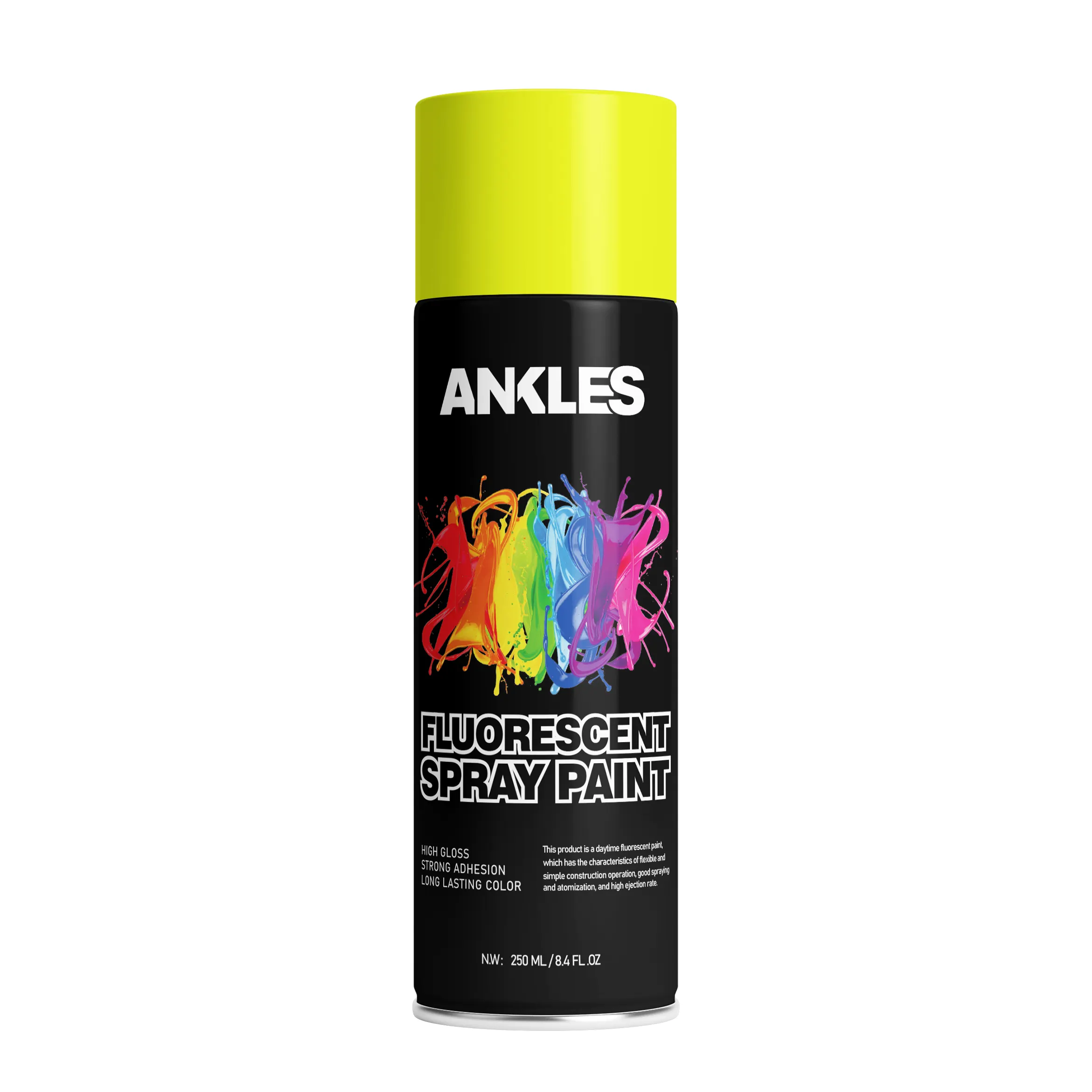 ANKLES 2022 250ml Graffiti leuchten im Dunkeln fluor zierende Sprüh farbe