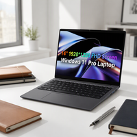 Ordinateur portable Intel NeoBook avec écran FHD de 14 pouces, 100 % sRGB, processeur Intel Core 3 100U, 8 Go de RAM, SSD de 256 Go, charge PD Type-C
