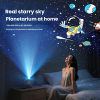 Projecteur USB avec motifs multiples, projecteur d'étoiles, luminosité réglable, planétarium HD, projecteur de plafond galaxie, chambre à coucher