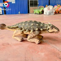 Robot chien dinosaure interactif mécanique fait main de haute qualité Jurassic Park, robot chien hétéro-denté pour l'interaction