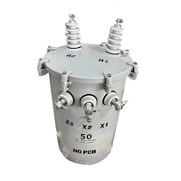 Transformateur monophasé monté sur poteau de distribution pour prix de lampadaires 11kv 415v 15 kva 20kva167 kva 13.8kv 167kva