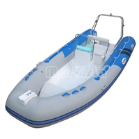 Bateau gonflable 5.2 de nervure d'hypalon de PVC du nouveau modèle 520 M de la CE 17ft avec la barre de petit pain