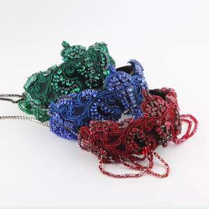 复古奢华水晶水钻发带 女士舞会发饰 - Product Image 1