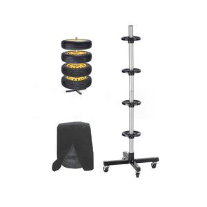 Merare vendita calda 4 ruote in metallo porta pneumatici Auto 4 negozi pneumatici negozi <span class=keywords><strong>garage</strong></span> per veicoli strumenti acciaio espositore a prezzo di fabbrica - Product Image 3