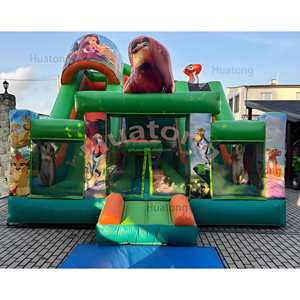 Thương mại ngoài trời Đảng nhảy Inflatable <span class=keywords><strong>Bouncer</strong></span> rừng trẻ em combo sư tử động vật bouncy nhà cho trẻ em - Product Image 1