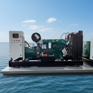 Groupe électrogène marin 300KW 375KVA avec démarrage automatique, châssis ouvert, 50Hz, composants moteur CCS - Product Image 2