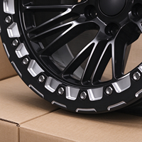 Jantes Beadlock Forgées Sur Mesure à Bord Profond en Alliage pour Tout-Terrain 17 18 19 20 Pouces pour SUV, Pick-up et Voitures de Course
