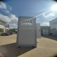 WC mobile pratique avec salle de douche, structure durable pour chambre à coucher, extérieur, bureau, parc, appartement, usage sanitaire public