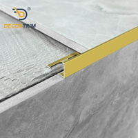 DECORTRIM Moderne En Céramique Or Bordure En Aluminium Garniture À Bas Prix Carrelage Bord Bordure Bande Coins Moulure Murale Carrelage Accessoires