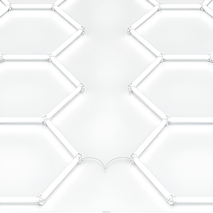 Luminaire LED hexagonal en <span class=keywords><strong>nid</strong></span> <span class=keywords><strong>d</strong></span>'<span class=keywords><strong>abeille</strong></span> pour plafond de piste de bowling 6000K CRI 90 Aluminium - Product Image 5