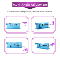 Hismith Table Top 2.0 Pro – Premium Sexmaschine mit Großem Penis, Automatisch Vibrierend, App-Gesteuert, Stoßend – Sexmaschinen-Spielzeug