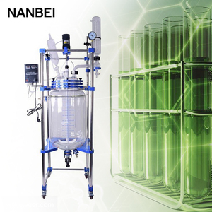 ラボ50Lジャケット付き50リットル2層ガラス反応器混合タンクとパイレックス反応器 - Product Image 5