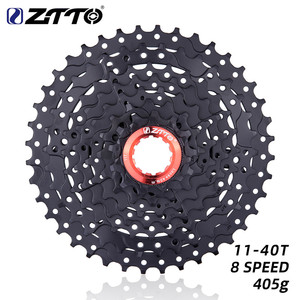 <span class=keywords><strong>Cassette</strong></span> de vélo ZTTO MTB <span class=keywords><strong>8</strong></span> <span class=keywords><strong>vitesses</strong></span> <span class=keywords><strong>11</strong></span>-40T, roue libre légère et durable en acier, moyeu libre M410 X4 HG, couleur noire - Product Image 2