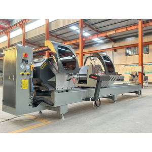 Scie à découper PVC/UPVC/Aluminium à double tête de haute précision avec moteur et roulement, machine de découpe automatique - Product Image 1