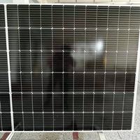 Panneau solaire PV Module 182mm Topcon Demi-cellules Système de toit Cadre Double verre 550w 1000w 700 Watt Système d'énergie solaire noir TUV CE