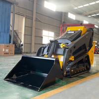 Minipala Gommata V1000 con Cingoli Triangolari Allargati, Motore Diesel da 25 CV, Potenza Affidabile, Macchinario per Costruzioni Forestali