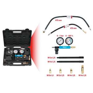 KS TOOLS - 150.1780 Kit de testeur détecteur de fuite de cylindre (9 pcs) - EAN 4042146592014 HEAVY VEHICLES - Product Image 1