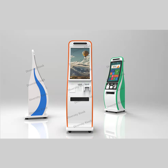 Secure Facial Recognition Camera Test Result X-ray Films Prescription Print Hospital Self Service Kiosk Information Store
