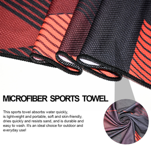 Serviette de sport personnalisée avec logo, douce et respirante, en microfibre, serviette rafraîchissante instantanée pour le cou - Product Image 4