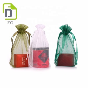 באיכות גבוהה אורגנזה תיק ממתקים <span class=keywords><strong>pouch</strong></span> שרוך תיק לוגו מותאם אישית תכשיטים תיק מתנה לחתונה - Product Image 2
