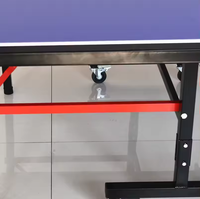 Vente en gros en usine Mini table de ping-pong en MDF pliable de 16mm Table de ping-pong pour enfants d'intérieur pour la formation