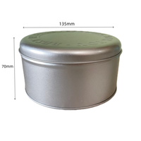 Boîtes en étain rectangulaires rondes, boîtes en étain, emballages métalliques carrés, pot à biscuits pour le stockage des aliments, café, bonbons, cosmétiques, gâteaux