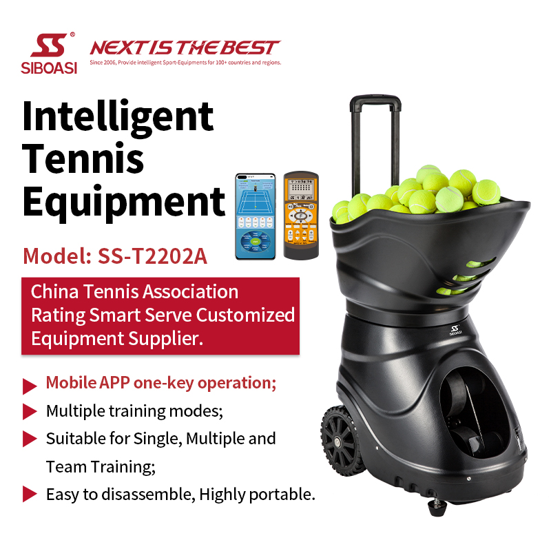 Siboasi T2202A Bola De Tênis Portátil Servir Máquina Bola Lançamento Dispositivo APP Controle De Fábrica De Abastecimento Contato para Desconto****^^^^ https://www.siboasi.com