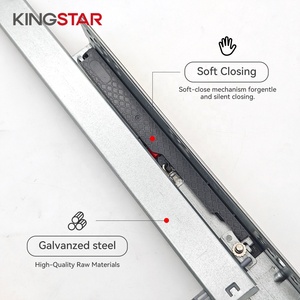 Glissière de <span class=keywords><strong>tiroir</strong></span> à fermeture amortie KINGSTAR en tôle galvanisée pour <span class=keywords><strong>atelier</strong></span>, vente en gros - Product Image 3