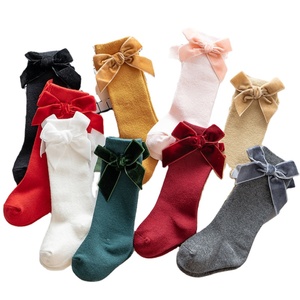 Calcetines de algodón tejido hasta la rodilla para niñas, calcetín tobillero de estilo español, 9 colores, otoño e invierno, 2021 - Product Image 2
