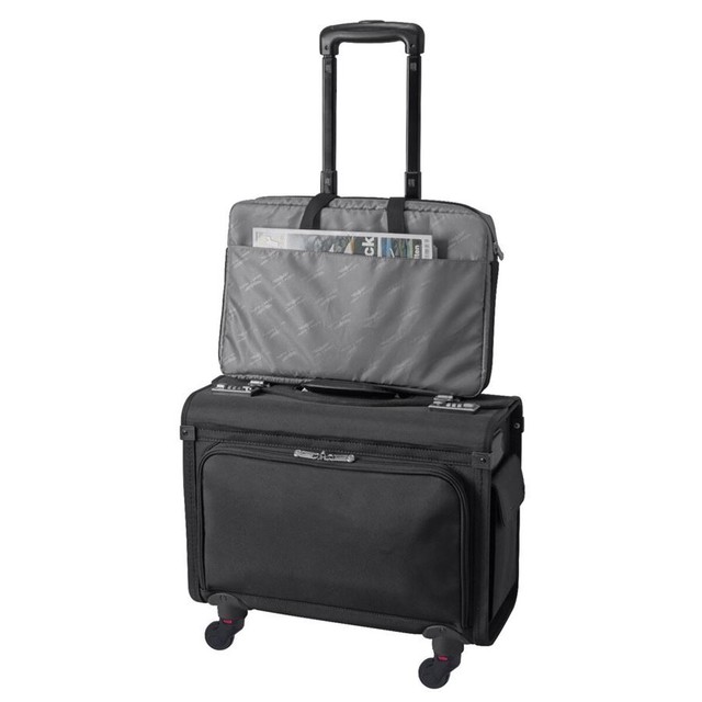 Business Laptop SKY Bag Pilot Trolley case Airliner Rolling Padded Laptop Travel Case Bag With Wheels