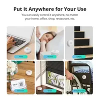 Interrupteur sans fil Sonoff Zigbee, bouton intelligent SNZB-01P pour la domotique, contrôleur de scène à distance, application EWeLink, Alexa, Home Assistant