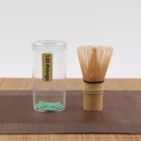 Ensemble d'accessoires de fouet en bambou Matcha faits à la main traditionnels avec logo personnalisé vente en gros de fouet à 80/100/120 dents