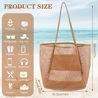 Sac à bandoulière transparent Colefa pour femme, pochette de plage tendance, sac à main en maille noire et dorée, sacs fourre-tout pour femme et fille