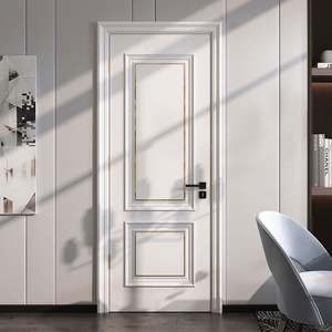 Diseños de Puertas Interiores de Madera para Casa Moderna, Puerta Interior Personalizada Impermeable al por Mayor - Product Image 4