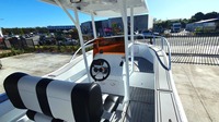 Bateau de pêche à console centrale en aluminium de marque commerciale de 6,25 m, navigation rapide et rames, à vendre