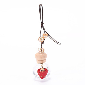 Wholesale Customizable Logo 8ml Empty Hanging <b>Car</b> Air Freshener Perfume <b>Diffuser</b> Glass <b>Bottle</b> - Product Image 4