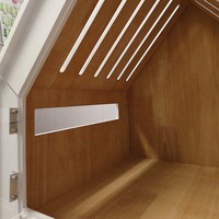 Maison pour chat et chien en bois de haute qualité, durable, avec lit à motif animalier, abri confortable pour animaux de petite et moyenne taille