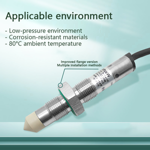 جهاز إرسال مستوى السوائل السعوي من الفولاذ المقاوم للصدأ للسوائل اللزجة (الزبدة، الجبن، الدهون) NPN PNP 4-20 مللي أمبير - Product Image 2