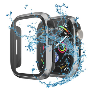 Caja de Reloj de Metal Premium con Cristal Templado para <span class=keywords><strong>Apple</strong></span> <span class=keywords><strong>Watch</strong></span>, Protector de Pantalla de Aleación para IWatch Series - Product Image 3