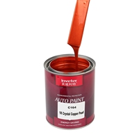 Peinture automobile acrylique 1K couleurs nacrées, couleur unie, pour retouche de carrosserie, couche de finition liquide haute brillance à appliquer par pulvérisation