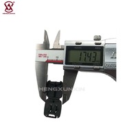 Attache de sangle pliable en plastique, clip d'extrémité réglable pour sac à dos, bagages, ceinture de sécurité, stoppeur de sangle