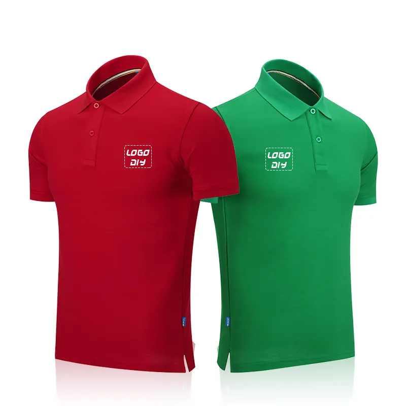 Großhandel Baumwolle starke Qualität Stickerei Logo Polo Shirts Plain Golf Polo T-Shirts benutzer definierte Polo-Shirt für Männer