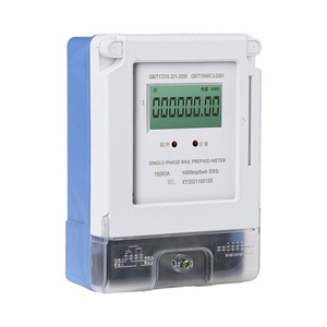 Single Phase Rail Prepaid Meter 15(60)A LCD Display 50Hz Electronic Energy Meter With Card Insertion - Product Image 4