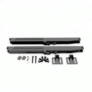 WEKIS Quincaillerie de porte coulissante à fermeture amortie en laiton et aluminium, personnalisable, style américain, robuste, design moderne, pour salon - Product Image 1