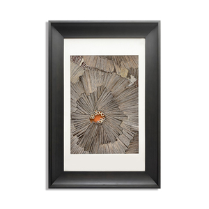 Décor à la maison moderne grande affiche murale en bois encadré papier Art mixte oeuvre 3D Vintage peinture - Product Image 1